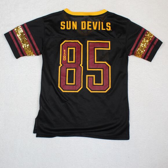 Victoria Secret PINK ASU Jersey Womens Size Large Sequin Sun Devils Football Y2K - Picture 2 of 5